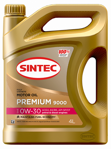 SINTEC   PREMIUM 9000 0W-30 A5/B5 SP 5л Акция 5л по цене 4л