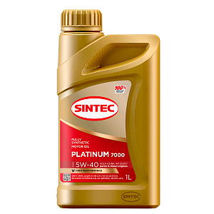 SINTEC  PLATINUM 7000 5W-40 A3/B4  1л